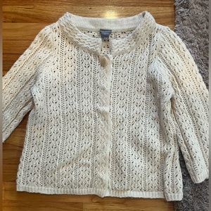 Ann Taylor cream sweater